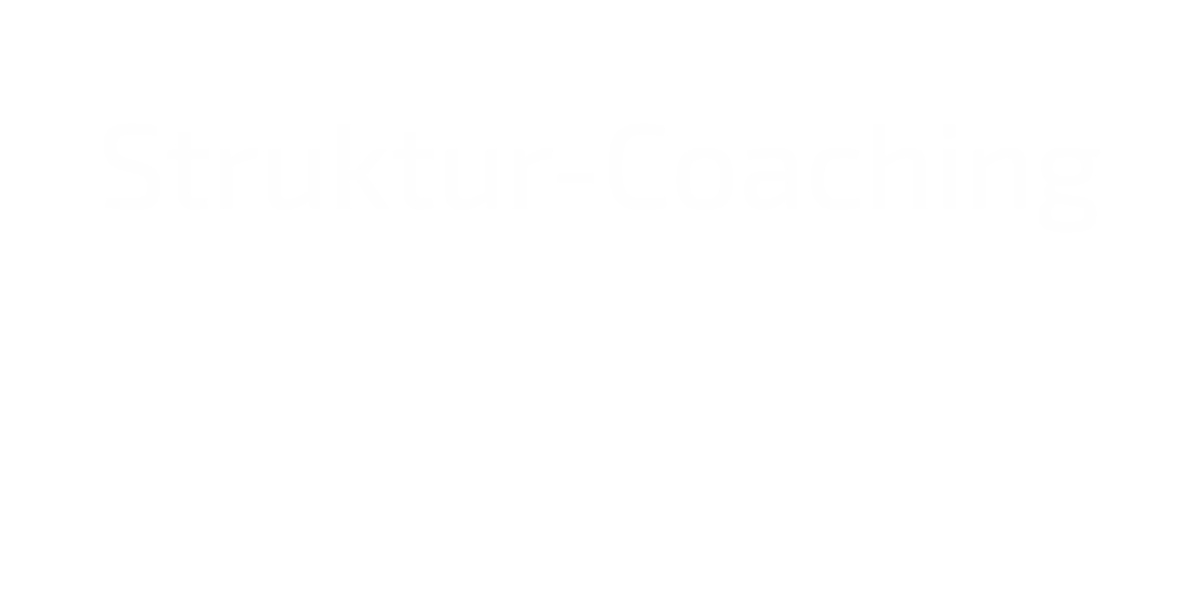 Frank Miesbauer Coaching - Strukturcoaching